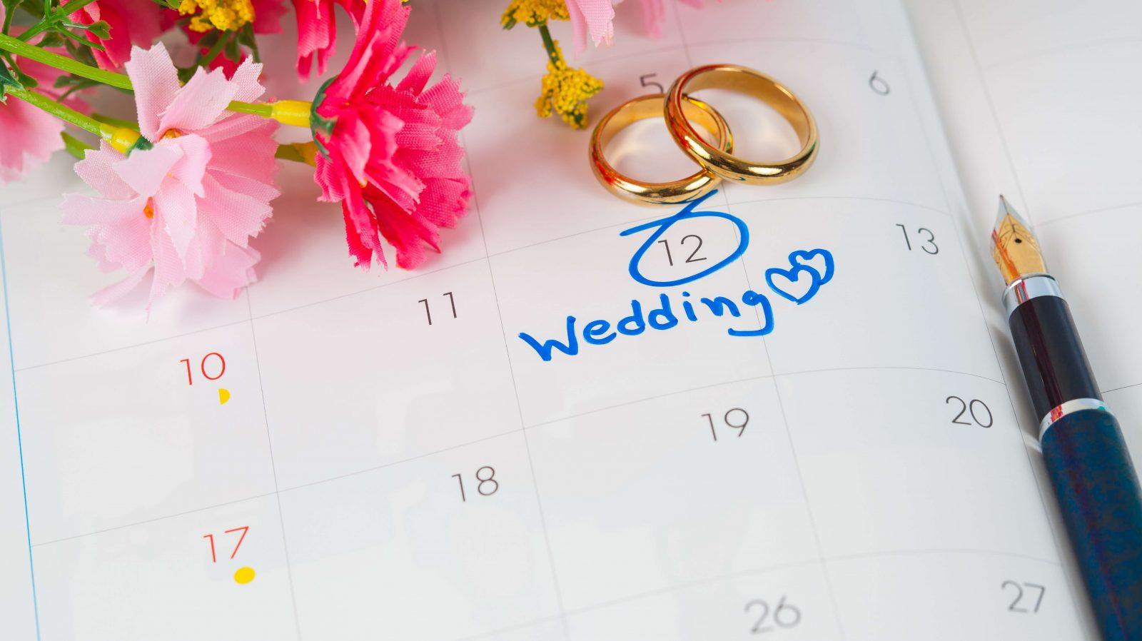 Most Popular & Auspicious Wedding Dates of 2019